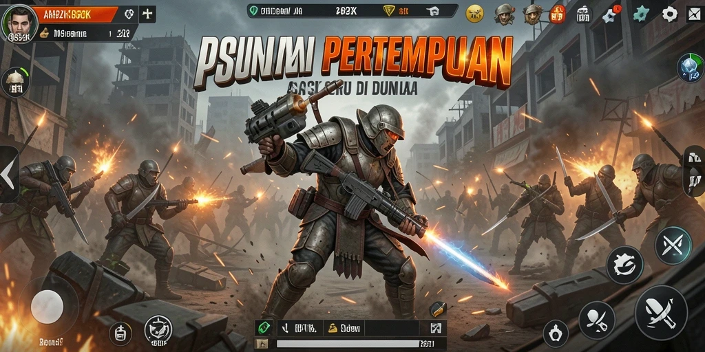 Tampilan aksi seru dalam gameplay 369ZK dengan pertempuran intens.