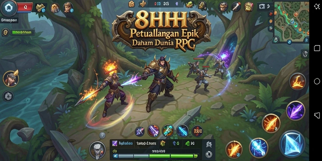 Tampilan gameplay RPG yang seru dan mendebarkan.