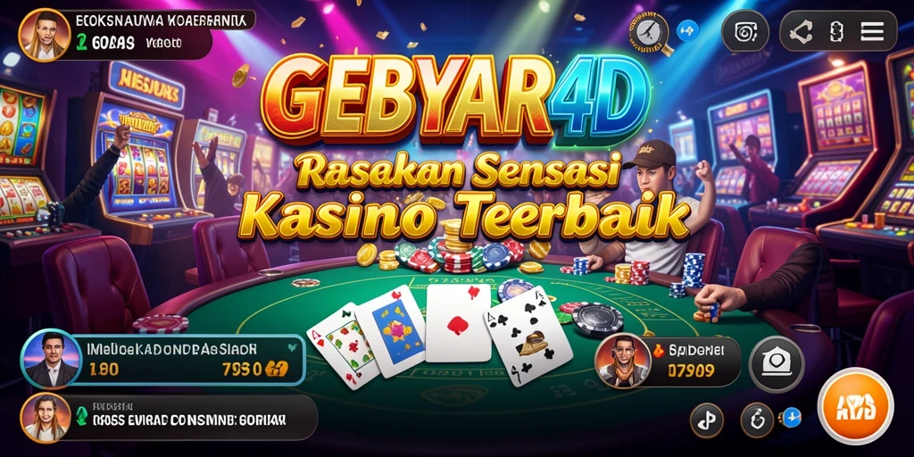 Tampilan gameplay kasino yang menarik di GEBYAR4D.