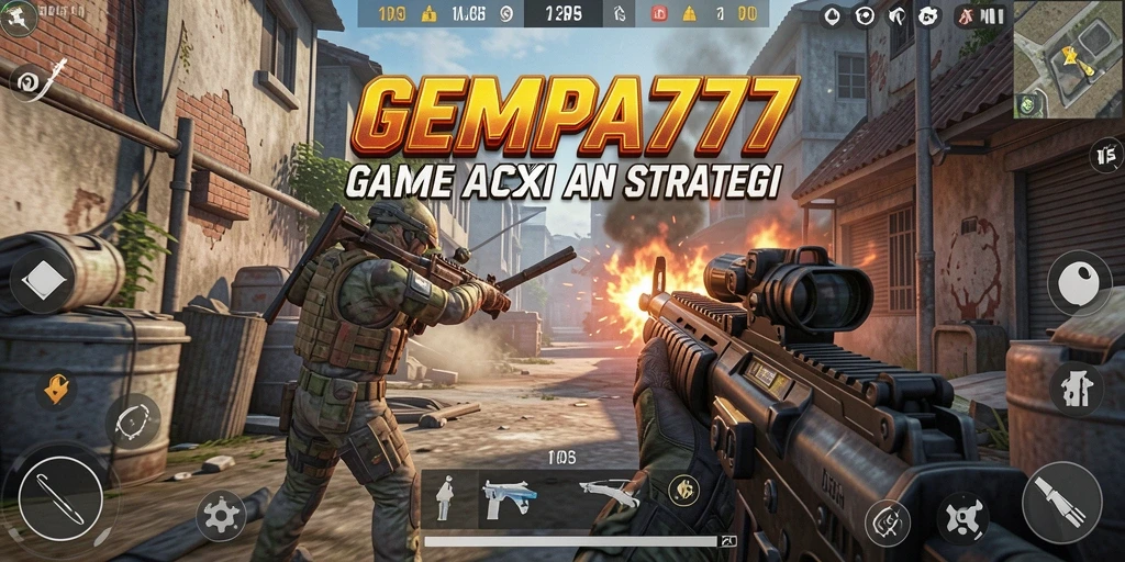 GEMPA777 menampilkan aksi gameplay TPS yang mendebarkan dan immersif.