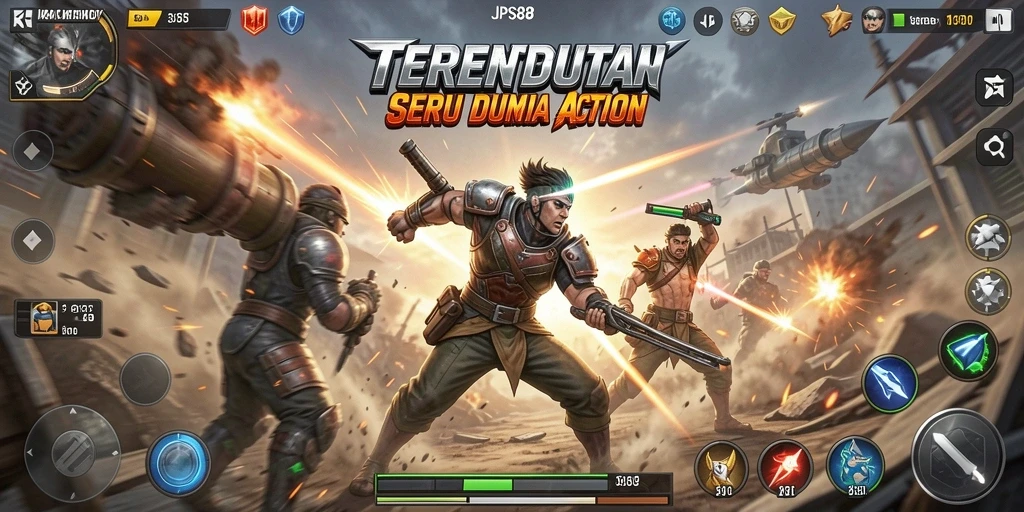 Tampilan seru battle di JPS88 dengan aksi yang mendebarkan.