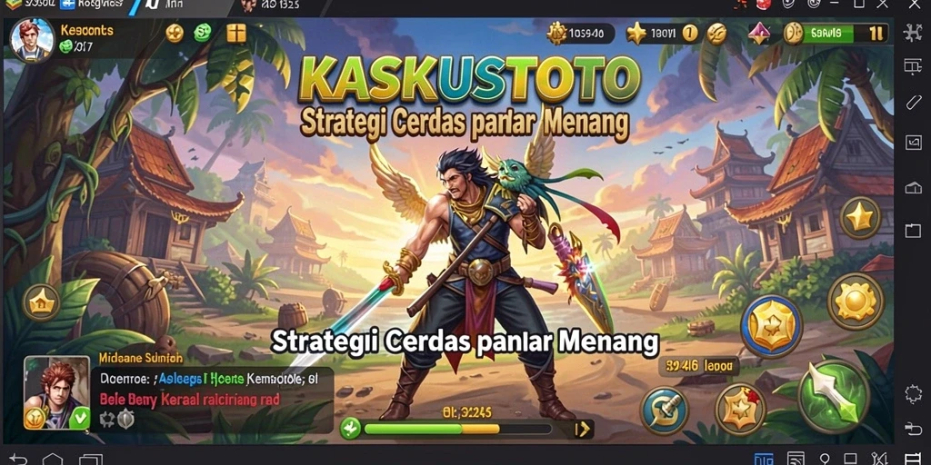 Tangkapan layar gameplay KASKUSTOTO yang menampilkan aksi strategi yang mendebarkan.