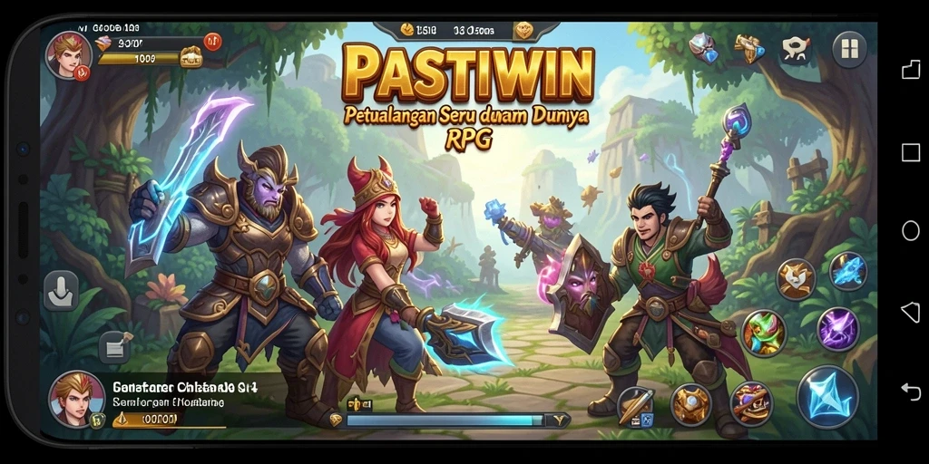 Tampilan gameplay PASTIWIN yang menegangkan dan penuh aksi.