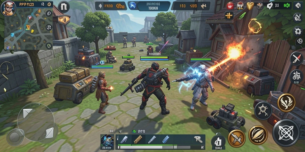 Tampilan gameplay strategi mendalam di PP123.