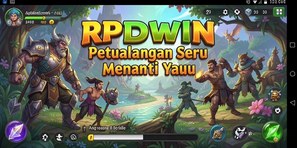 Menampilkan gameplay RPIDWIN yang penuh petualangan dan tantangan seru.