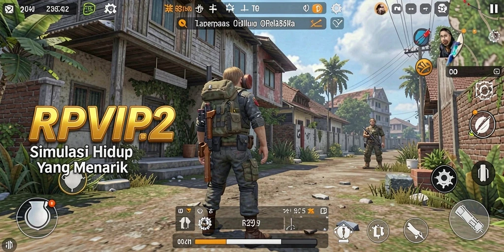 Tampilan screenshot RPVIP2 yang menunjukkan karakter dalam dunia simulasi menarik.